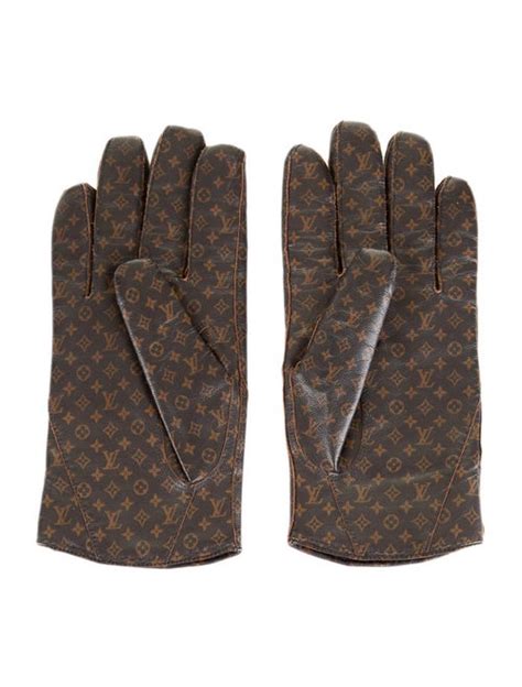 louis vuitton men's leather gloves|louis vuitton fingerless gloves.